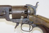 RARE Pre-CIVIL WAR Antique COLT Model 1851 NAVY “FOUR SCREW” Perc. Revolver Manufactured in 1857 with Replica Detachable SHOULDER STOCK - 5 of 21