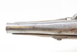 FRENCH Antique .48 Caliber PERCUSSION Conversion SELF-DEFENSE Pocket Pistol ENGRAVED and CARVED with WIRE INLAYS - 9 of 16