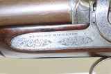 RARE Antique WESTLEY RICHARDS 1864 Patent “BAR-IN-WOOD” SxS Hammer Shotgun
ENGRAVED 16 Gauge DOUBLE BARREL Snap Action Toplever - 13 of 22