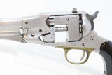 Unique SWIVEL BREECH .22 LR Conversion of REMINGTON New Model ARMY Revolver Made Circa 1863-65 w/ 20th Century .22 Rimfire Conversion - 4 of 19