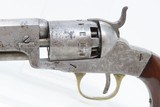 INSCRIBED CIVIL WAR Era MANHATTAN FIREARMS CO. Percussion POCKET Revolver
ENGRAVED With Wagon Robbery CYLINDER SCENE - 4 of 22