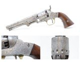 INSCRIBED CIVIL WAR Era MANHATTAN FIREARMS CO. Percussion POCKET Revolver
ENGRAVED With Wagon Robbery CYLINDER SCENE - 1 of 22
