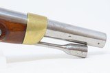 Antique CIVIL WAR French MAUBEUGE Model 1810/22 Percussion CONVERSION PistolEARLY 19th Century French Army Pistol - 5 of 16