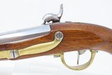Antique CIVIL WAR French MAUBEUGE Model 1810/22 Percussion CONVERSION PistolEARLY 19th Century French Army Pistol - 15 of 16