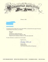 Rare LETTERED Antique WINCHESTER 1897 “BRUSH GUN” Slide Action Shotgun 12 Ga Made in 1898 with Cody Firearms Museum Archive Letter - 2 of 22