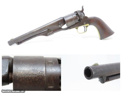 c1862 mfr. CIVIL WAR COLT Model 1860 ARMY .44 Caliber Percussion REVOLVER
Iconic Revolver Used Beyond the Civil War into the WILD WEST!