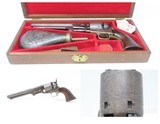 EARLY PRODUCTION Antique COLT Model 1851 NAVY .36 Cal. PERCUSSION RevolverANTEBELLUM Revolver Cased + Accouterments - 1 of 21