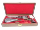 EARLY PRODUCTION Antique COLT Model 1851 NAVY .36 Cal. PERCUSSION RevolverANTEBELLUM Revolver Cased + Accouterments - 2 of 21