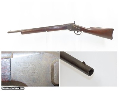 RARE Antique BALL Patent REPEATING SR CARBINE by E.G. LAMSON Civil War 1865 1 of 1,002! Early Underbarrel Tube Fed Magazine!