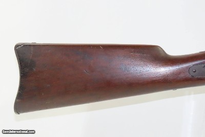 RARE Antique BALL Patent REPEATING SR CARBINE by E.G. LAMSON Civil War 1865 1 of 1,002! Early Underbarrel Tube Fed Magazine! - Image 13 of 17