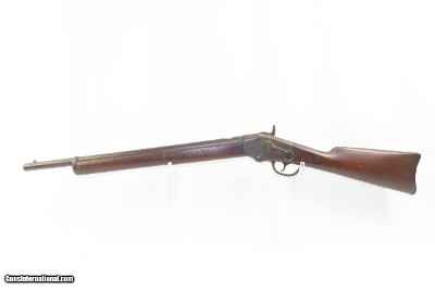 RARE Antique BALL Patent REPEATING SR CARBINE by E.G. LAMSON Civil War 1865 1 of 1,002! Early Underbarrel Tube Fed Magazine! - Image 2 of 17