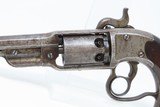 CIVIL WAR Antique US SAVAGE .36 Cal. NAVY Percussion SINGLE ACTION Revolver Unique Early 1860s Two-Trigger Revolver - 4 of 17