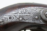 1850s mfr ENGRAVED Antique HENRY DERINGER .42 Caliber Peanut POCKET PistolHenry Deringer’s Famous Pistol That Killed LINCOLN - 7 of 17