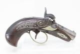 1850s mfr ENGRAVED Antique HENRY DERINGER .42 Caliber Peanut POCKET PistolHenry Deringer’s Famous Pistol That Killed LINCOLN - 2 of 17