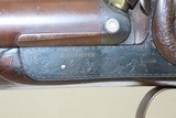 ENGRAVED Antique JD SMITH Percussion Double Barrel 12 Gauge HAMMER ShotgunEngraved SIDE x SIDE Double Barrel Fowling Gun - 6 of 20