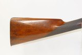ENGRAVED Antique JD SMITH Percussion Double Barrel 12 Gauge HAMMER ShotgunEngraved SIDE x SIDE Double Barrel Fowling Gun - 16 of 20