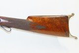 Antique Single Shot MASS. ARMS Co. MAYNARD .30 Rimfire Hunting/TARGET Rifle With Fancy Walnut Stock & Swiss Style Butt Plate! - 3 of 20