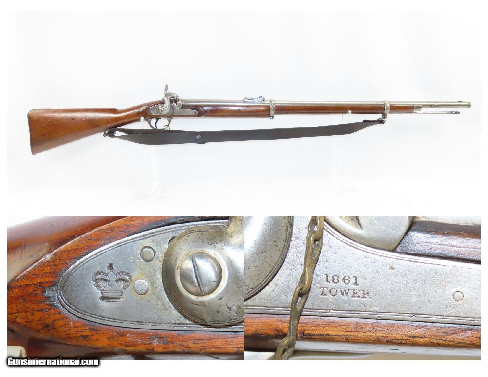 Fine British Military Pattern 1861 Enfield Short Rifle