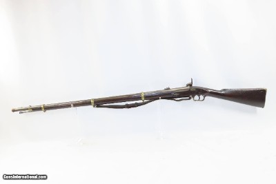 Scarce CIVIL WAR Antique P.S. JUSTICE .69 Caliber UNION ARMY Rifle-Musket3-Band Brass Mounted .69 Caliber Musket with Bayonet - Image 12 of 17
