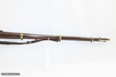 Scarce CIVIL WAR Antique P.S. JUSTICE .69 Caliber UNION ARMY Rifle-Musket3-Band Brass Mounted .69 Caliber Musket with Bayonet - Image 2 of 17