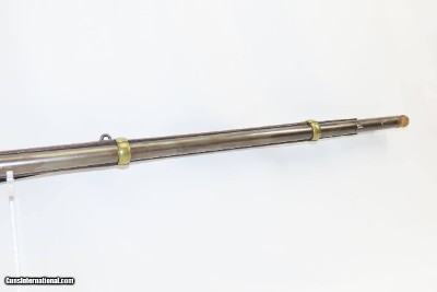 Scarce CIVIL WAR Antique P.S. JUSTICE .69 Caliber UNION ARMY Rifle-Musket3-Band Brass Mounted .69 Caliber Musket with Bayonet - Image 11 of 17