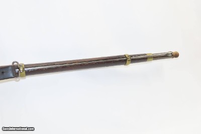 Scarce CIVIL WAR Antique P.S. JUSTICE .69 Caliber UNION ARMY Rifle-Musket3-Band Brass Mounted .69 Caliber Musket with Bayonet - Image 7 of 17