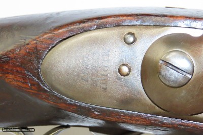 Scarce CIVIL WAR Antique P.S. JUSTICE .69 Caliber UNION ARMY Rifle-Musket3-Band Brass Mounted .69 Caliber Musket with Bayonet - Image 3 of 17
