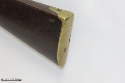 Scarce CIVIL WAR Antique P.S. JUSTICE .69 Caliber UNION ARMY Rifle-Musket3-Band Brass Mounted .69 Caliber Musket with Bayonet - Image 17 of 17