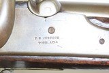 Scarce CIVIL WAR Antique P.S. JUSTICE .69 Caliber UNION ARMY Rifle-Musket
3-Band Brass Mounted .69 Caliber Musket with Bayonet - 4 of 17