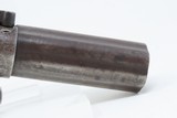 ANTIQUE Allen & Thurber WORCHESTER PERIOD Bar Hammer PEPPERBOX RevolverFirst American Double Action Revolving Pistol - 16 of 16