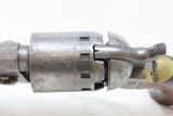 Antique CIVIL WAR Era MANHATTAN FIRE ARMS Company NAVY Percussion RevolverENGRAVED With Multi-Panel CYLINDER SCENE - 7 of 19