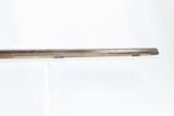 INDIANA Antique MID-19th CENTURY Half-Stock .36 Cal. Percussion American LONG RIFLE Kentucky Style HUNTING/HOMESTEAD Long Rifle! - 10 of 19