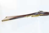 INDIANA Antique MID-19th CENTURY Half-Stock .36 Cal. Percussion American LONG RIFLE Kentucky Style HUNTING/HOMESTEAD Long Rifle! - 8 of 19