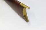 INDIANA Antique MID-19th CENTURY Half-Stock .36 Cal. Percussion American LONG RIFLE Kentucky Style HUNTING/HOMESTEAD Long Rifle! - 19 of 19