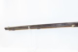 INDIANA Antique MID-19th CENTURY Half-Stock .36 Cal. Percussion American LONG RIFLE Kentucky Style HUNTING/HOMESTEAD Long Rifle! - 17 of 19