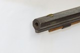 INDIANA Antique MID-19th CENTURY Half-Stock .36 Cal. Percussion American LONG RIFLE Kentucky Style HUNTING/HOMESTEAD Long Rifle! - 18 of 19