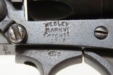 1918 Dated WORLD WAR I Era British WEBLEY & SCOTT Mark VI .455 C&R Revolver British MILITARY Service Revolver through BOTH WARS - 6 of 22