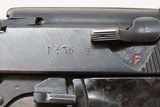 WORLD WAR II German SPREEWERKE “cyq” Code P.38 Semi-Auto C&R Pistol
EAGLE Proofed Wehrmacht 9mm Sidearm w/HOLSTER - 15 of 24