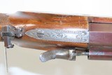 RARE MUNICH Antique GREIS Percussion 4mm ZIMMERSTUTZEN Rifle Engraved Gallery/Parlor Rifle of a GERMAN PRINCE - 11 of 21