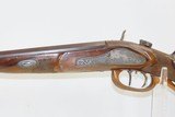 RARE MUNICH Antique GREIS Percussion 4mm ZIMMERSTUTZEN Rifle Engraved Gallery/Parlor Rifle of a GERMAN PRINCE - 18 of 21