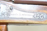 RARE MUNICH Antique GREIS Percussion 4mm ZIMMERSTUTZEN Rifle Engraved Gallery/Parlor Rifle of a GERMAN PRINCE - 6 of 21