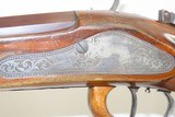 RARE MUNICH Antique GREIS Percussion 4mm ZIMMERSTUTZEN Rifle Engraved Gallery/Parlor Rifle of a GERMAN PRINCE - 15 of 21