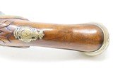 c18th Century French VALET Antique Flintlock Horse PISTOL ENGRAVED & CARVED Full-Sized Martial Flintlock Sidearm - 8 of 17