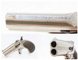 Classic REMINGTON Double DERINGER .41 Caliber Rimfire Type II C&R PISTOLOver/Under .41 Caliber Hideout Pistol - 1 of 14