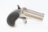 Classic REMINGTON Double DERINGER .41 Caliber Rimfire Type II C&R PISTOLOver/Under .41 Caliber Hideout Pistol - 11 of 14