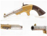 RARE Antique MARLIN “O.K.” Model .30 Caliber RF DERINGER with SQUARE BUTTSMALL Little SELF DEFENSE Vest Type Pocket Pistol!