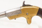 RARE Antique MARLIN “O.K.” Model .30 Caliber RF DERINGER with SQUARE BUTTSMALL Little SELF DEFENSE Vest Type Pocket Pistol! - 4 of 17