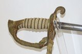 PERSONALIZED Antique HORSTMANN Model 1852 US NAVAL OFFICER’S Sword MANILAPersonalized to F. B. UPHAM, US Navy Admiral - 7 of 17