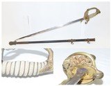 PERSONALIZED Antique HORSTMANN Model 1852 US NAVAL OFFICER’S Sword MANILAPersonalized to F. B. UPHAM, US Navy Admiral - 1 of 17
