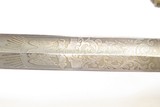 PERSONALIZED Antique HORSTMANN Model 1852 US NAVAL OFFICER’S Sword MANILAPersonalized to F. B. UPHAM, US Navy Admiral - 17 of 17